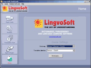 LingvoSoft FlashCards German <-> French for Window 1.5.10 screenshot